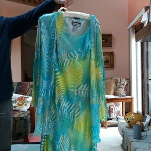 Silk dress and jacket